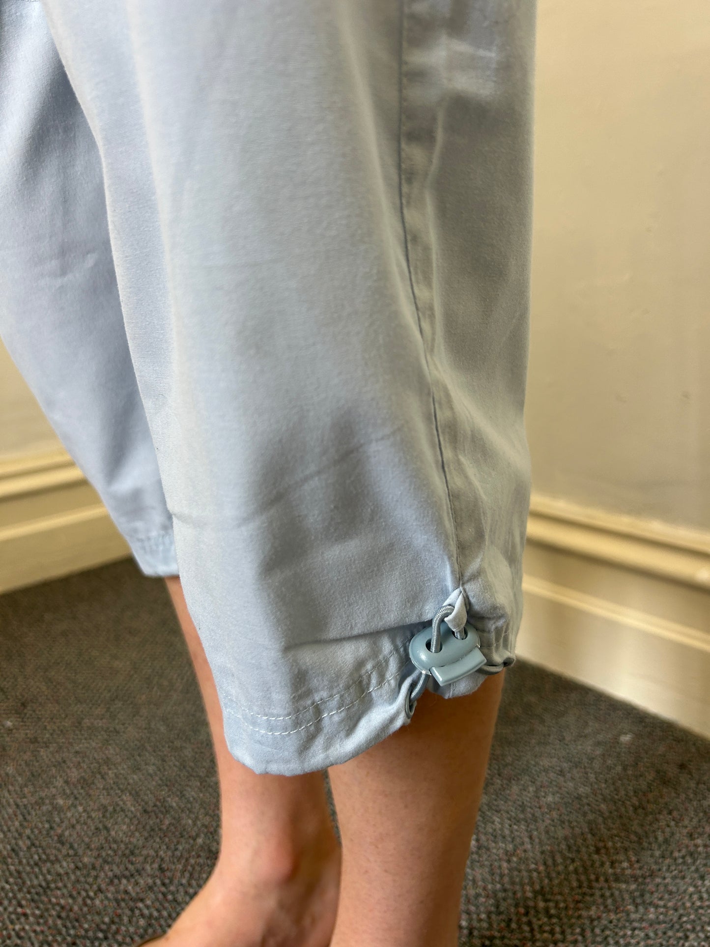 Blue Capri Trousers - Size Medium
