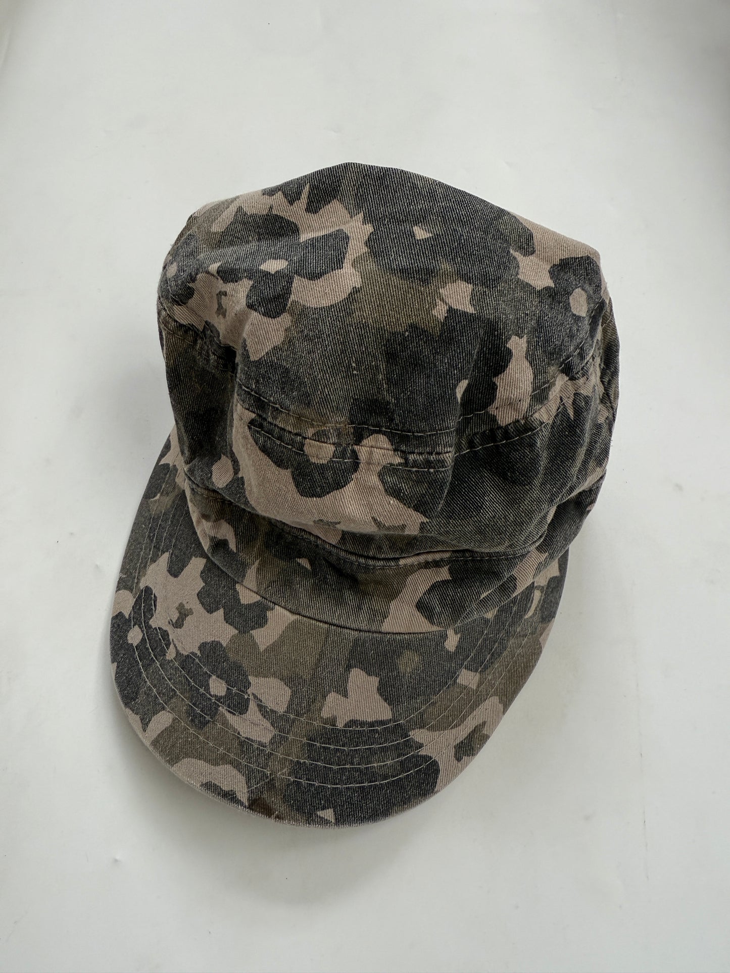 Camo Print Khaki Cap