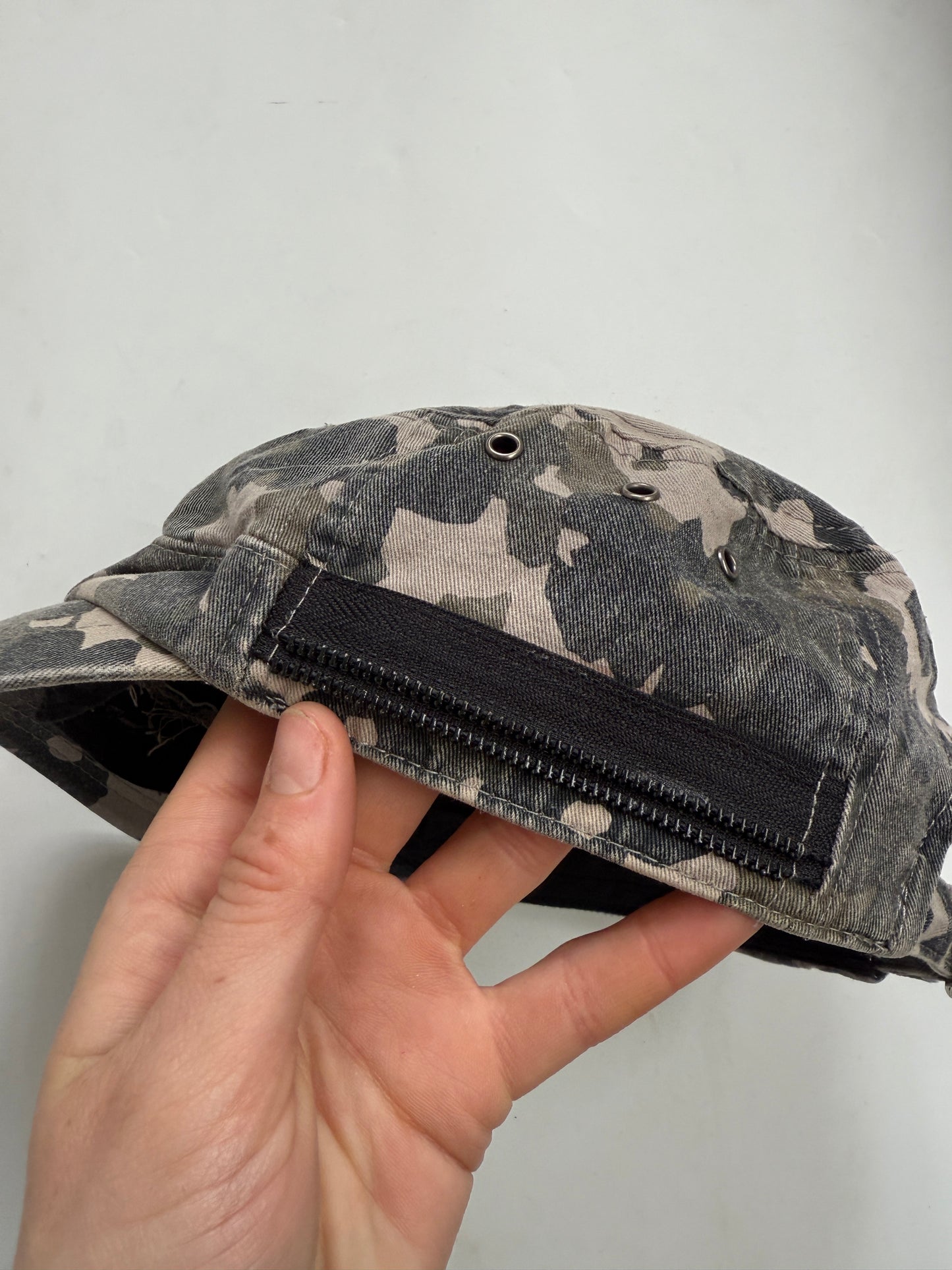 Camo Print Khaki Cap