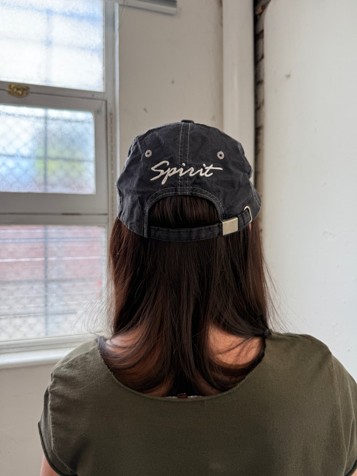 Grey Graphic Cap