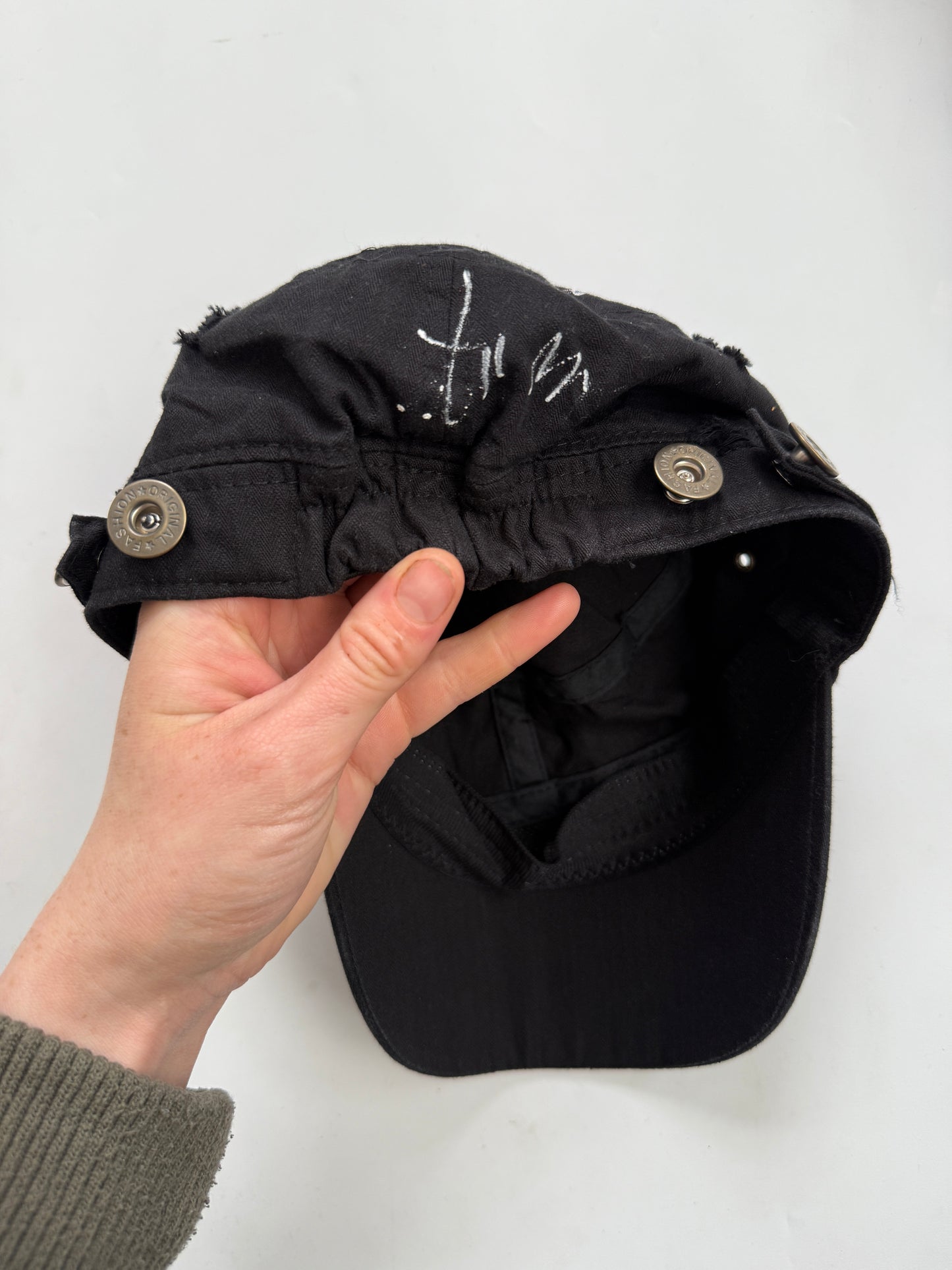 Black White Yellow Green Cap