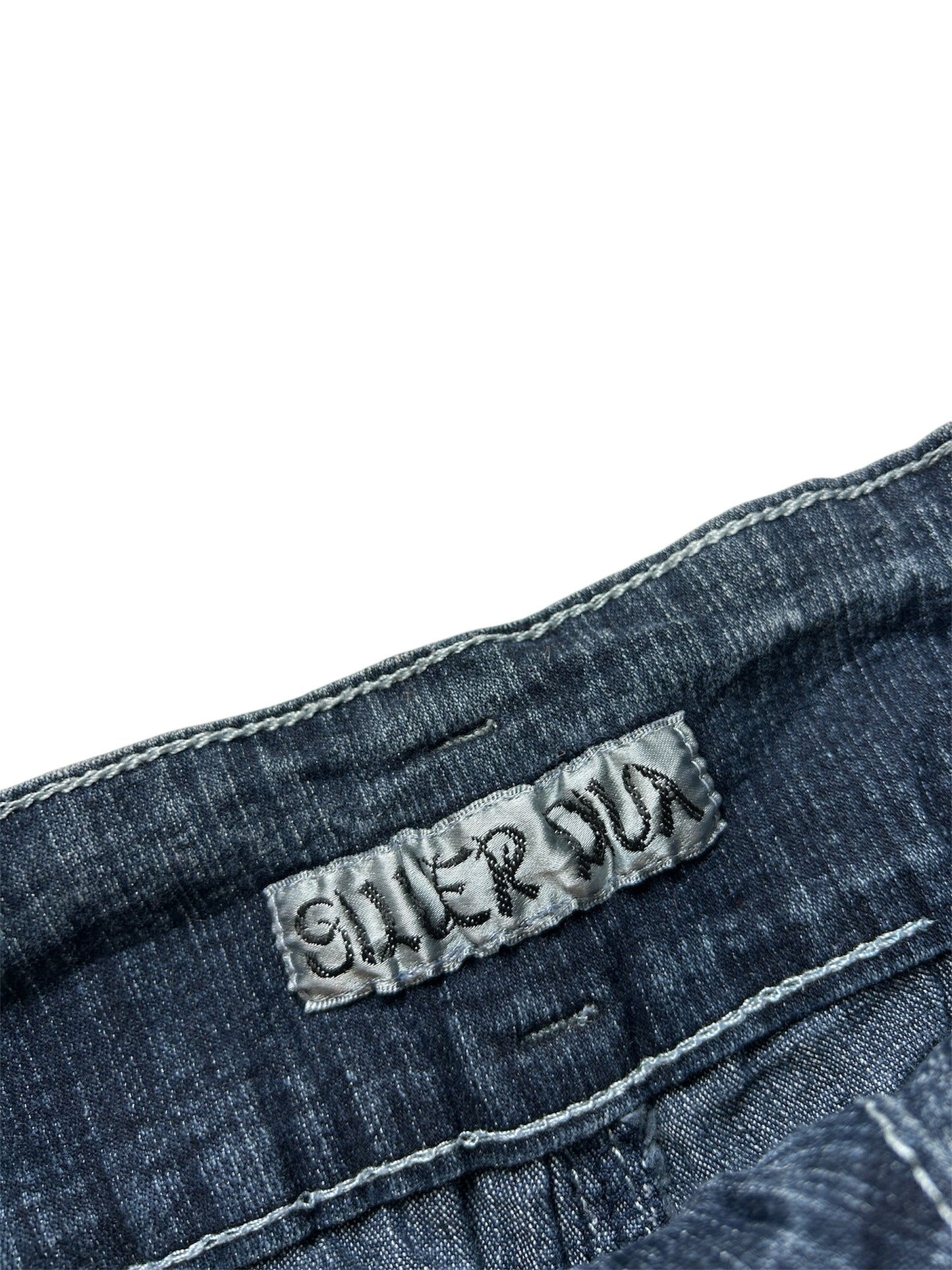 Denim Y2K Mini Shorts - Size Small