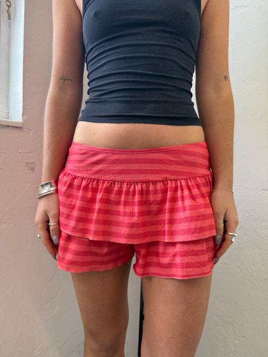 Pink Striped Swim Shorts - Size Small/Medium