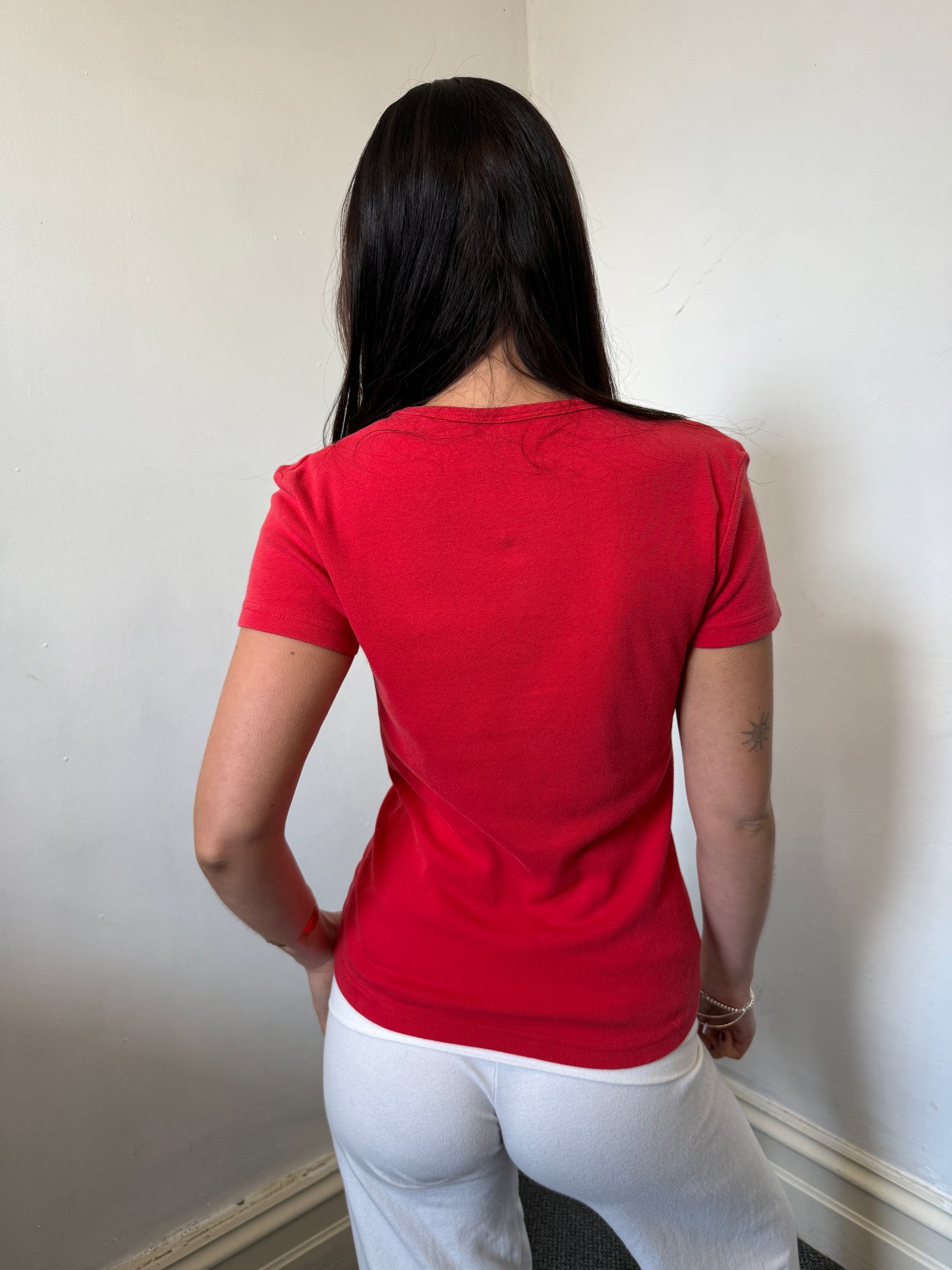 Red Black Graphic Tee - Size Small/Medium
