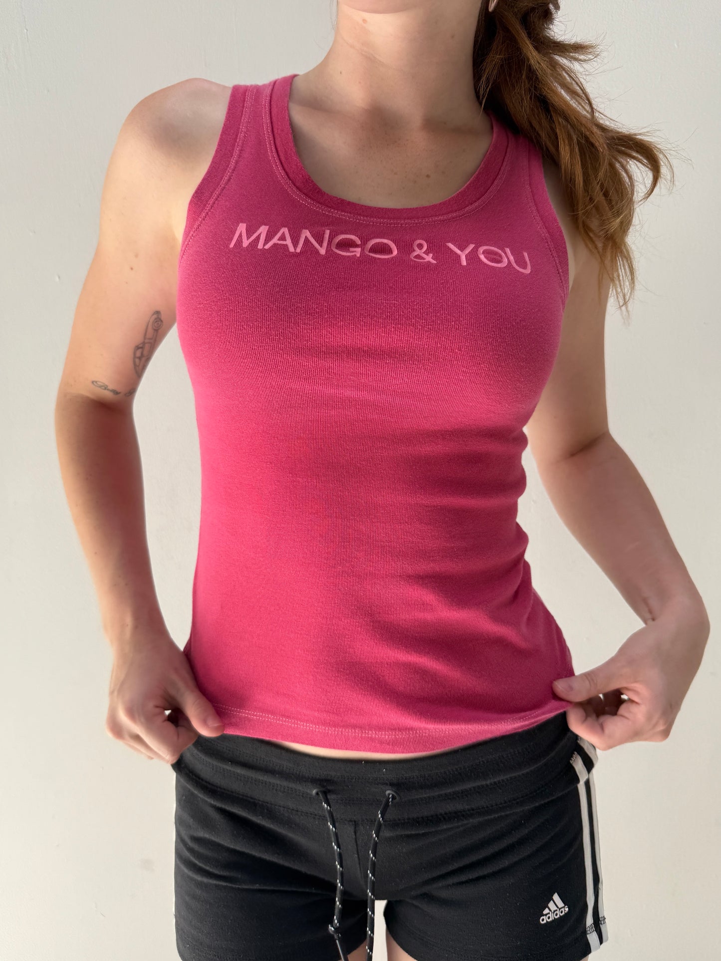 Pink Mango & You Singlet - Size Small