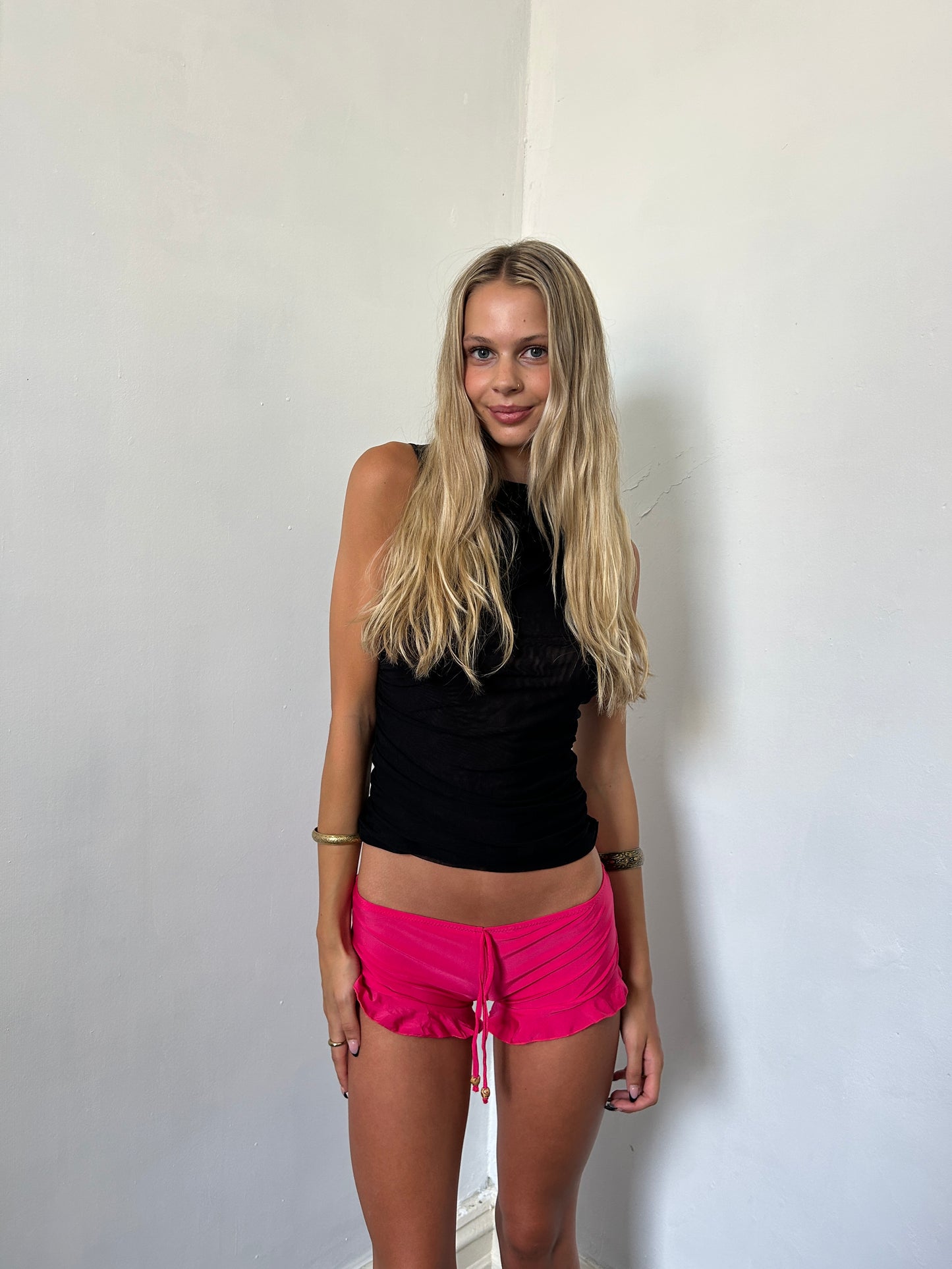 Pink Micro Mini Shorts - Size Small/Medium