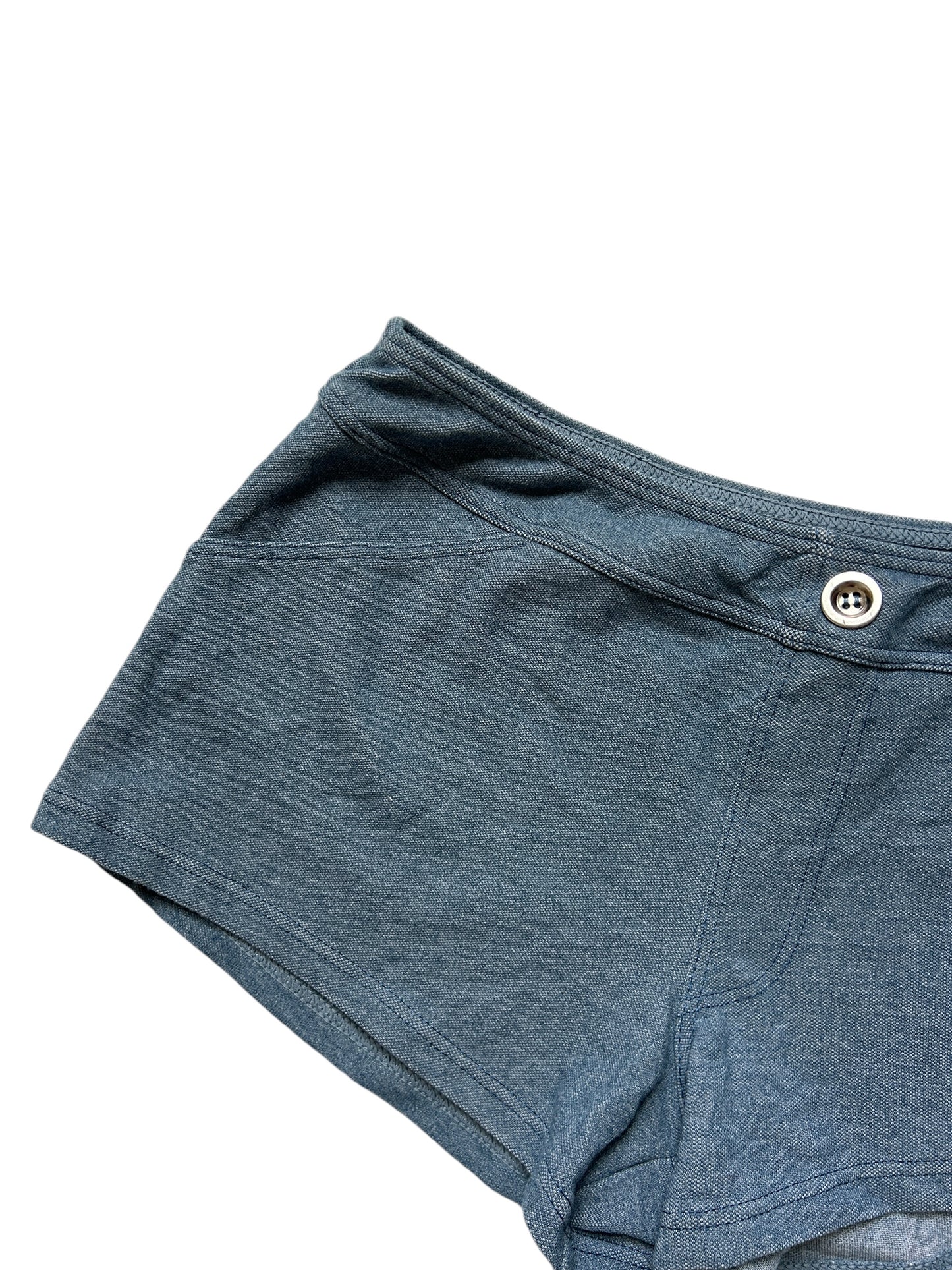 Blue Micro Mini Shorts - Size Small